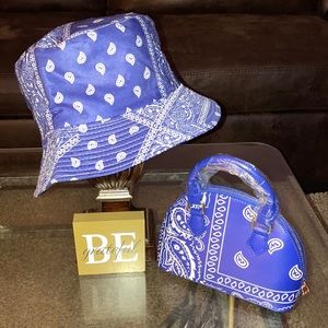 Bandanna Bucket Hat & Mini Purse Set